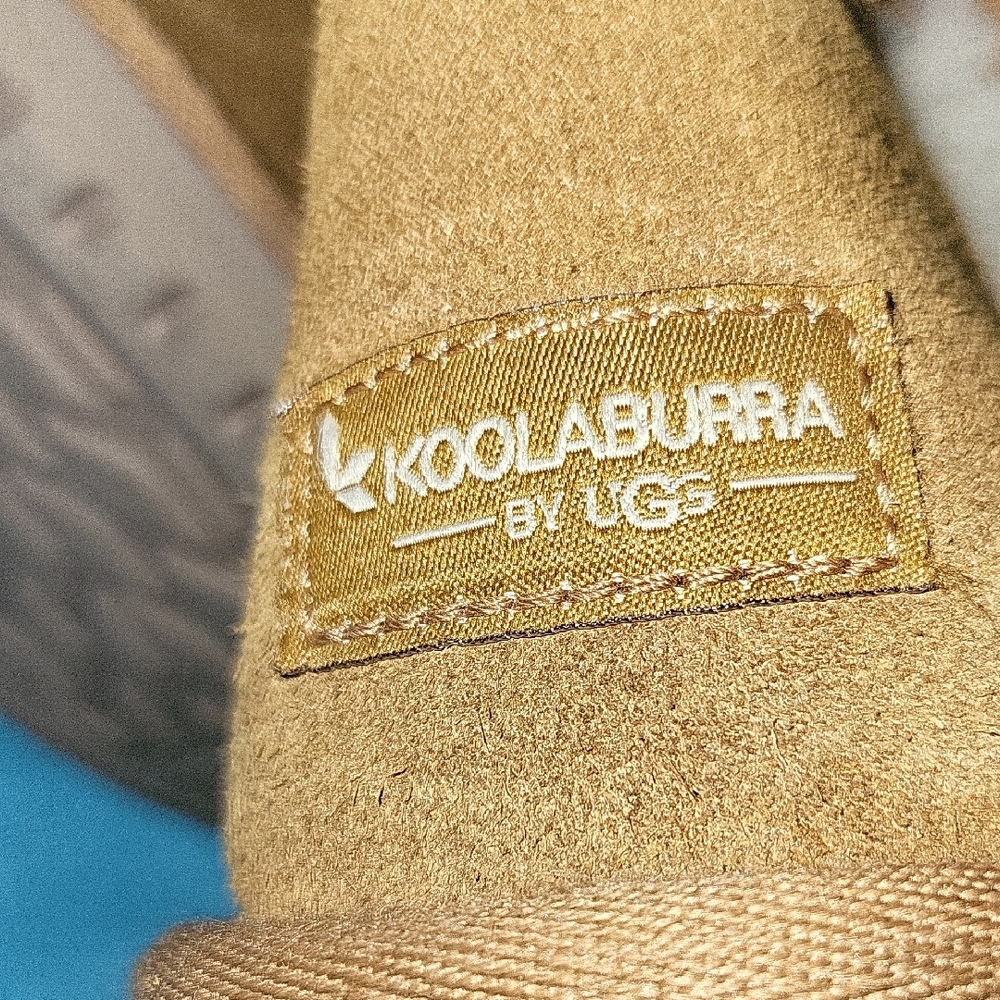 Koolaburra Tan Suede Winter Boots with Bow Details - Picture 5 of 5